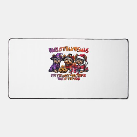 Yorkshire Terrier Halloween Thanksgiving Noël (Recto)