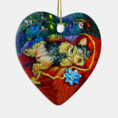 Yorkshire Terrier Heart Ornament (Rechts)