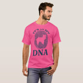 Yorkshire Terrier Het zit in mijn DNA vingerafdruk T-shirt (Voorkant volledig)