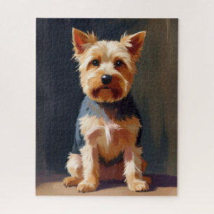 Yorkshire Terrier Hond Dieren Schilderij Legpuzzel