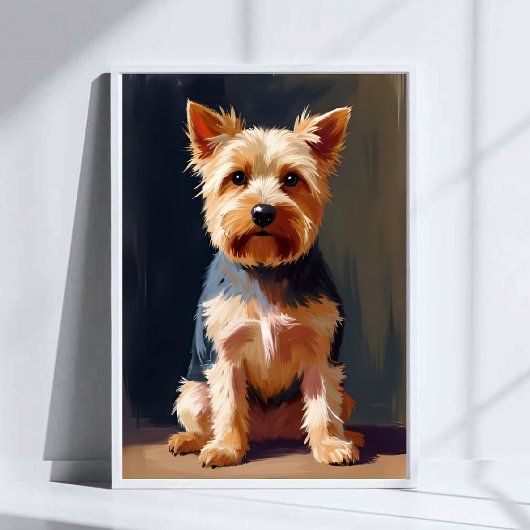 Yorkshire Terrier Hond Huisdier Schilderen Poster