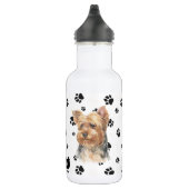 Yorkshire Terrier Hond Pawprint Waterfles (Rechts)