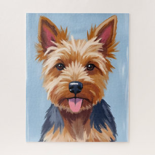 Yorkshire Terrier-hond-portretschilderij Legpuzzel