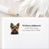Yorkshire Terrier Hond Retouradres Labels (Insitu)