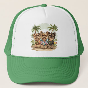 Yorkshire Terrier Honden Hawaïaanse Shirts Trucker Pet