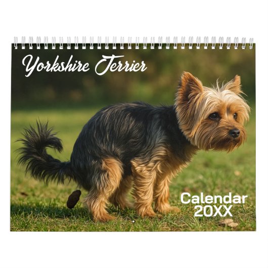 Yorkshire Terrier hondenkalender 2026 Kalender (Hoes)