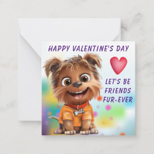 Yorkshire Terrier Hondenklaslokaal Valentijn Kaart Notitiekaartje
