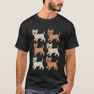 Yorkshire Terrier Illustratie Schattige Yorkie T-shirt