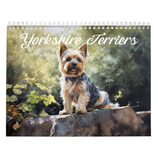 Yorkshire Terrier Kalender, elk jaar Kalender (Hoes)