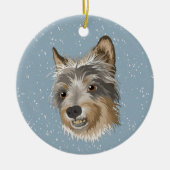 Yorkshire Terrier Keramisch Ornament (Voorkant)