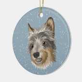 Yorkshire Terrier Keramisch Ornament (Links)