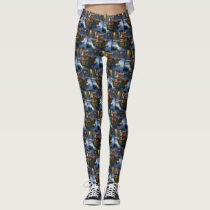 Yorkshire Terrier Kerstfeest Seizoen Leggings