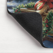 Yorkshire Terrier Kerstfeest Seizoen Muismat (Hoek)