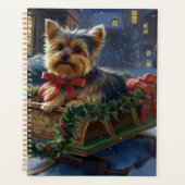 Yorkshire Terrier Kerstfeest Seizoen Planner (Voorkant)