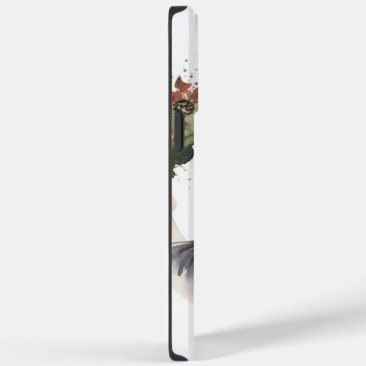 Yorkshire Terrier Kerstkrans feestelijke pup Case-Mate iPhone Case (Achterkant / Rechts)