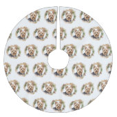 Yorkshire Terrier Kerstkrans feestelijke pup Kerstboom Rok (Voorkant)