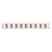 Yorkshire Terrier Kerstmis Grosgrain Lint (Voorkant)