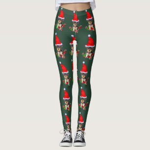 Yorkshire Terrier Kerstmis Leggings