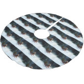 Yorkshire Terrier Kerstsneeuw winter Kerstboom Rok (Gekanteld)