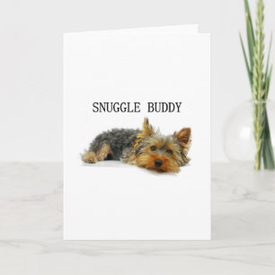 yorkshire-terrier knuffelvriend kaart