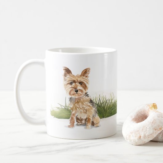 Yorkshire Terrier Koffiemok (Met donut)