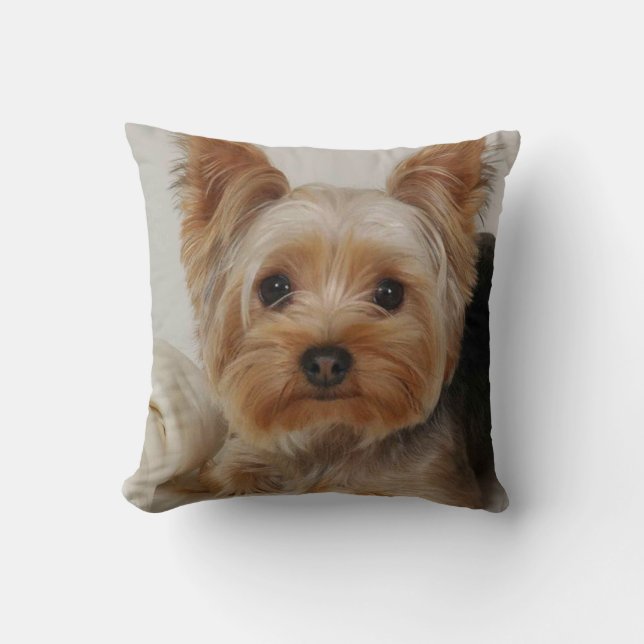 Yorkshire Terrier Kussen (Voorkant)