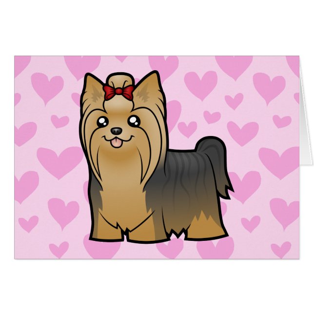 Yorkshire Terrier Love (Voorkant Horizontaal)
