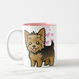 Yorkshire Terrier Love Tweekleurige Koffiemok