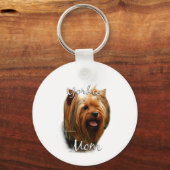 Yorkshire Terrier Ma 2 Sleutelhanger (Achterkant)