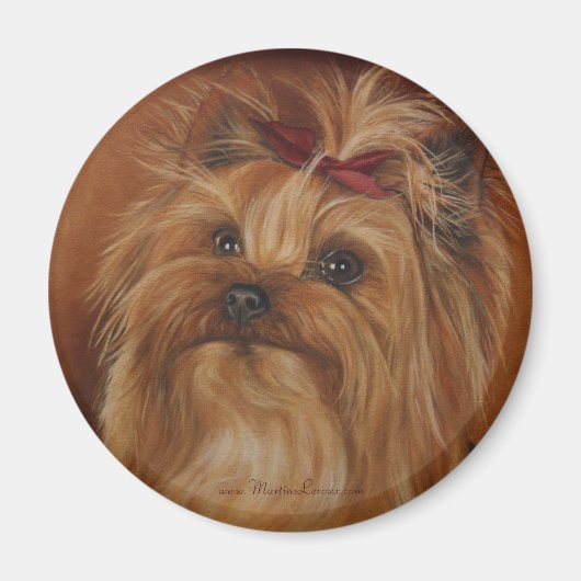 Yorkshire Terrier magneet (Voorkant)