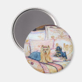 Yorkshire Terrier magneet (Voorkant / Achterkant)