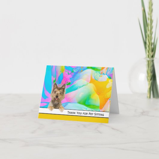 Yorkshire Terrier Merci pour animaux domestiques (Devant)