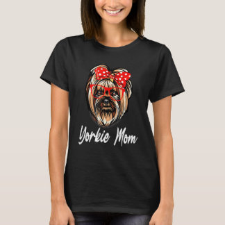 Yorkshire Terrier Moeder Mama Hond Kerstmis T-shirt