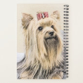 Yorkshire Terrier Painting - Cute Original Dog Art Planner (Achterkant)