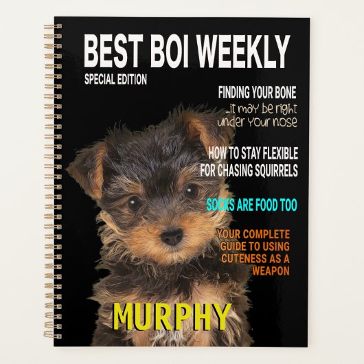 Yorkshire Terrier Parody Magazine Couverture (Devant)