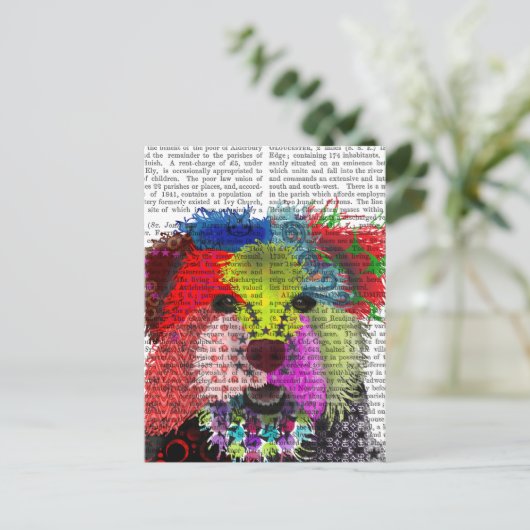 Yorkshire Terrier - Patchwork Briefkaart (Staand voorkant)