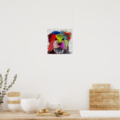 Yorkshire Terrier - Patchwork Poster (Keuken)