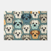 Yorkshire Terrier Pattern Deurmat (Voorkant)