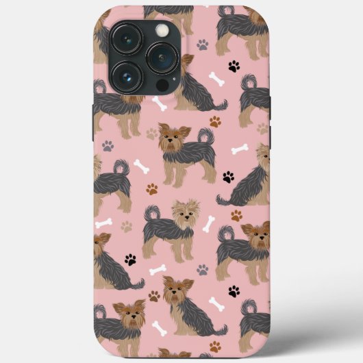 Yorkshire Terrier Paws en Botten Yorkie Dog Case-Mate iPhone Case (Achterkant)