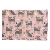 Yorkshire Terrier Paws en Botten Yorkie Dog Kussensloop (Achterkant)