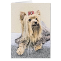 Yorkshire Terrier Peinture - Cute Original Chien A