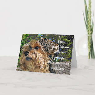 Yorkshire Terrier Pet Memory Digital Art Kaart