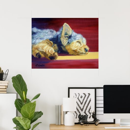 Yorkshire Terrier Poster (Thuiskantoor)