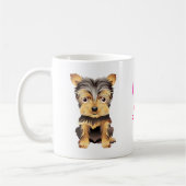Yorkshire Terrier Princess Dog Coffe Mok Gift (Links)