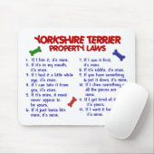 YORKSHIRE TERRIER Property Laws 2 Yorkie Muismat (Met muis)
