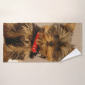 Yorkshire Terrier Puppy Badhanddoek (Badhanddoek)
