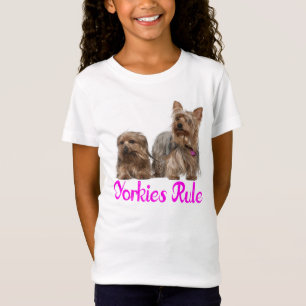Yorkshire Terrier Puppy Dog Love Yorkkies Girls T-shirt