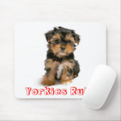 Yorkshire Terrier Puppy Dog Mousepad Muismat (Met muis)
