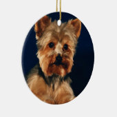 Yorkshire Terrier Puppy Keramisch Ornament (Rechts)