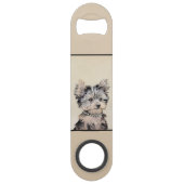 Yorkshire Terrier Puppy Peinture Chien original (Devant)